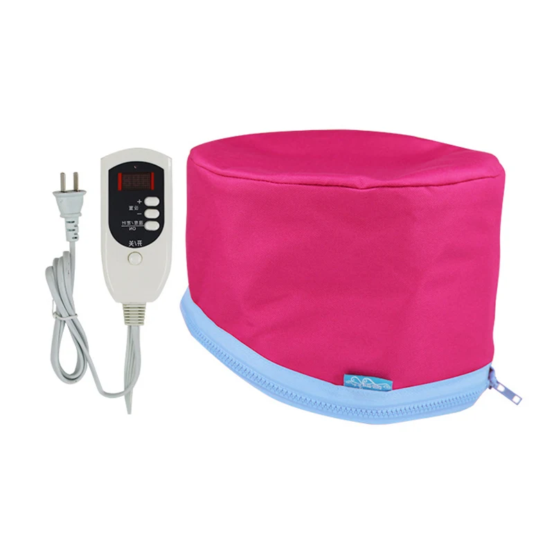 

Deep Repair Conditioning Hair Steam Cap For Micro Mist Hair Steamer Cap Steaming Cap Travel, Pink