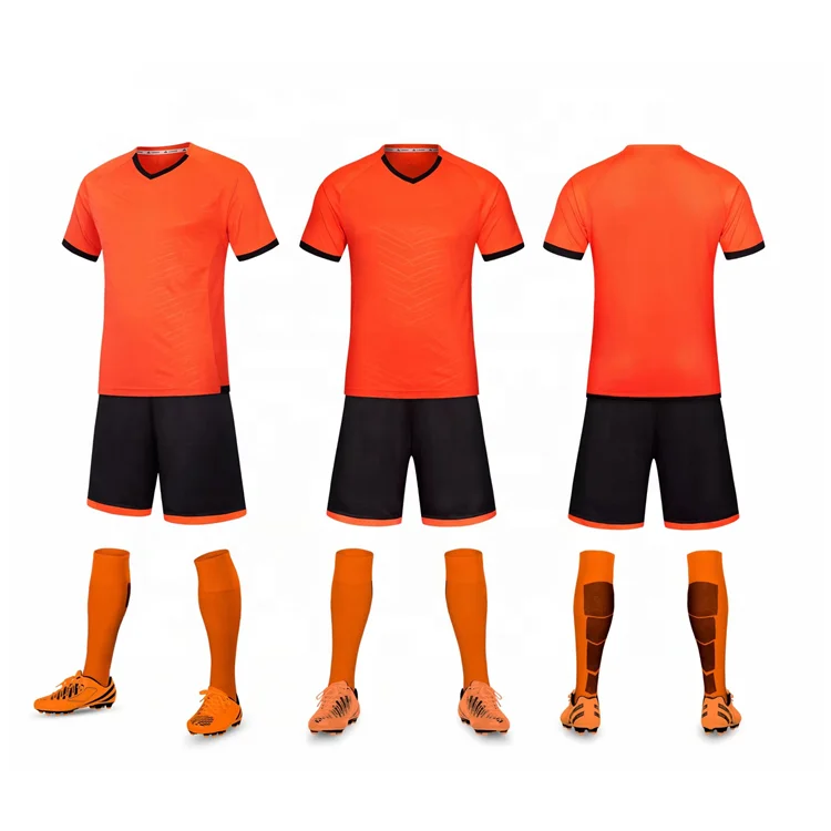 

OEM ODM Soccer Training Jersey Set with Shorts Blank Design Cheap Football Kits Custom, Any colors can be made