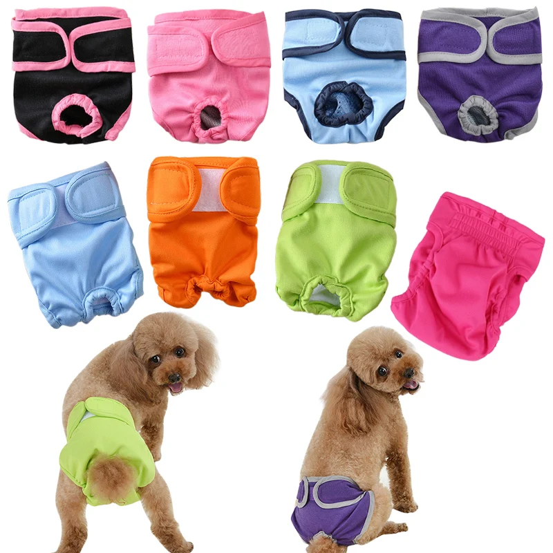 

Washable Pet Physiological Shorts for Female Small Dog Puppy Diapers Sanitary Pants, Customized color