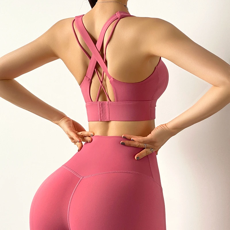 

custom logo Fitness women sets yoga wear long sleeve bike shorts set long shirt tops women two piece set Khaki