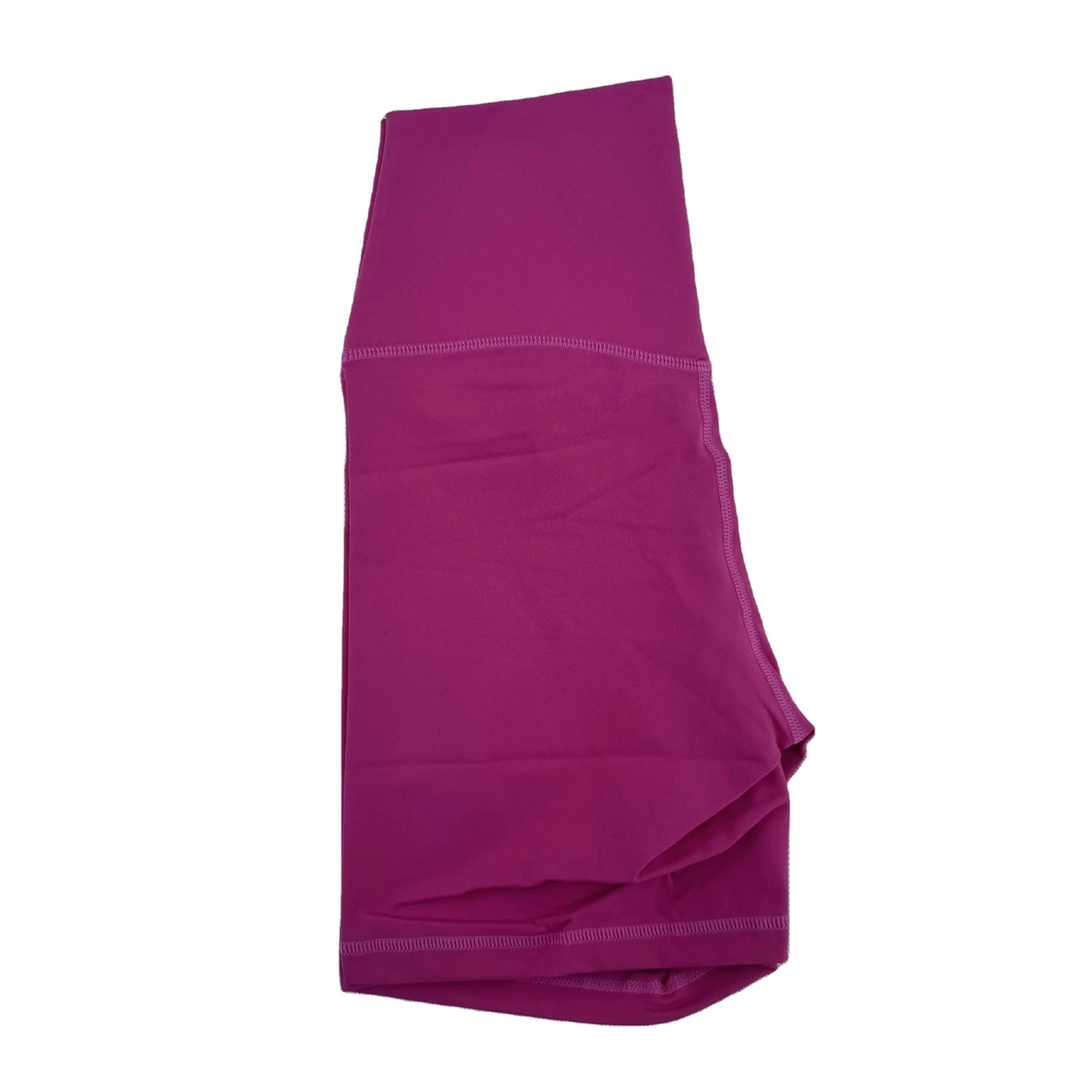 Lychee Pink Women's Solid Nylon Gym Shorts High Elastic 4-Inch Inseam 4-Way Stretch Breathable for Fitness Yoga Running Summer