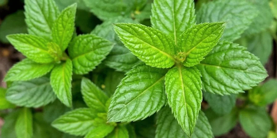 Various online listings for mint products including dried mint and live plants