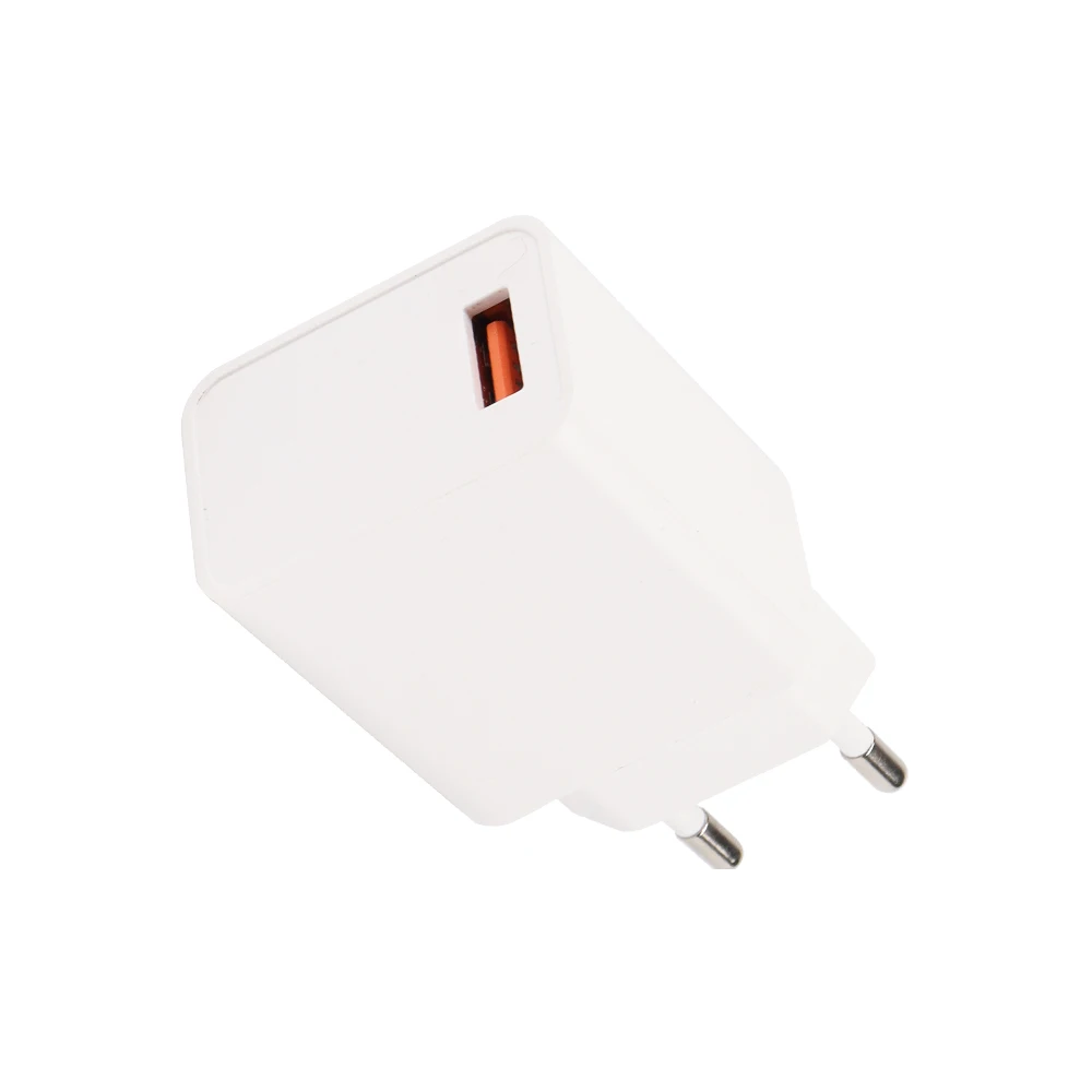 

Factory wholesale QC 3.0 18W Quick Charge Mobile Phone Chargers for Samsung Huawei Adapter, White;customized