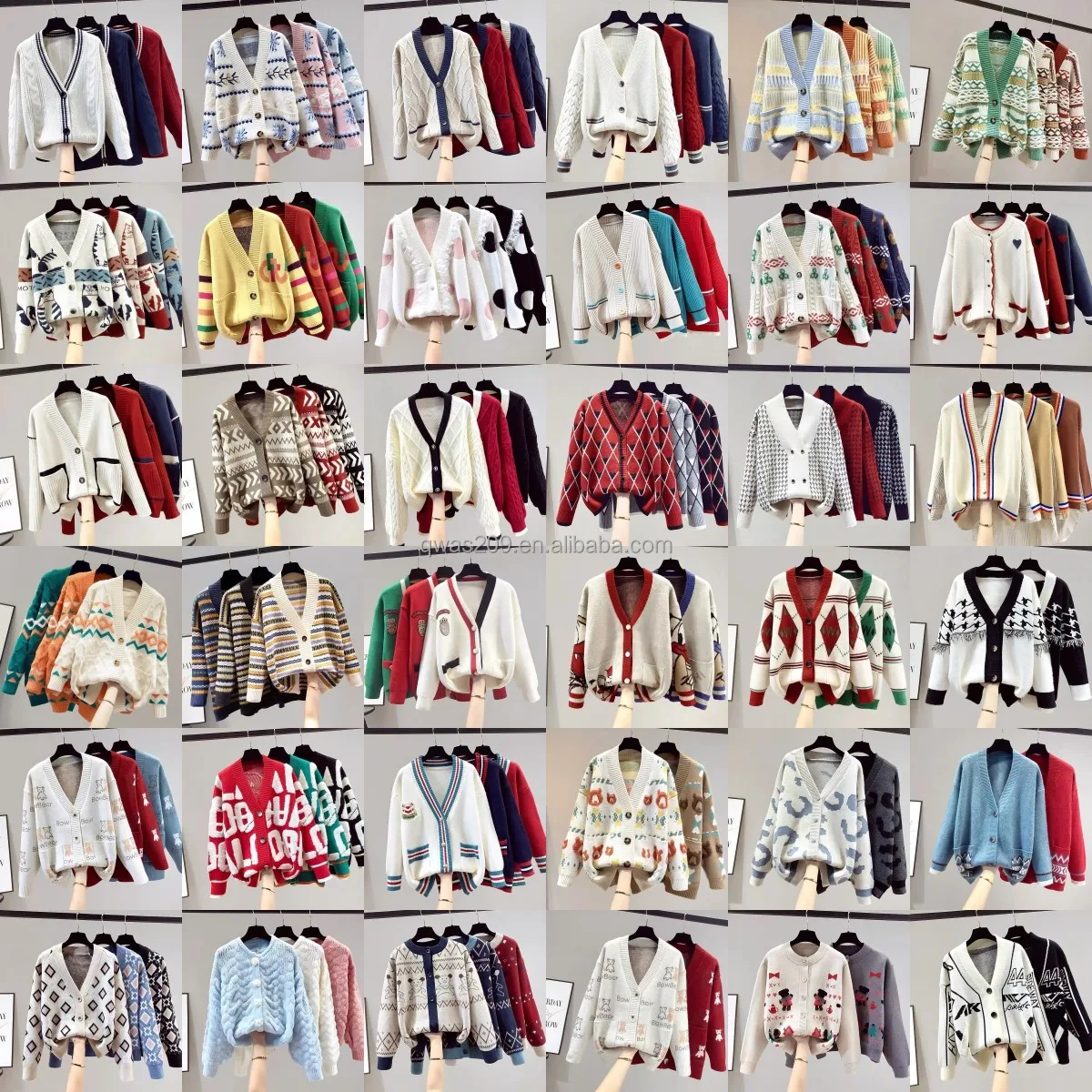 

Wholesale Women's cardigan Fashion New Cardigan Long Sleeve Sweater Womens Open Stitch Casual Sweater Women's Long Cardigan Coat