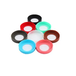 Image of Silicone Heat Resistant Bottom Cover Cap Coasters For Vacuum flask