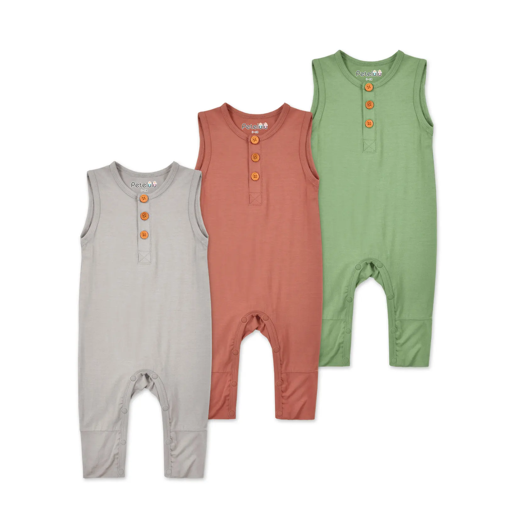 

Summer New Breathable Baby Rompers Thin Bamboo Fiber Baby Rompers Sleeveless Rompers New Born Baby Boy
