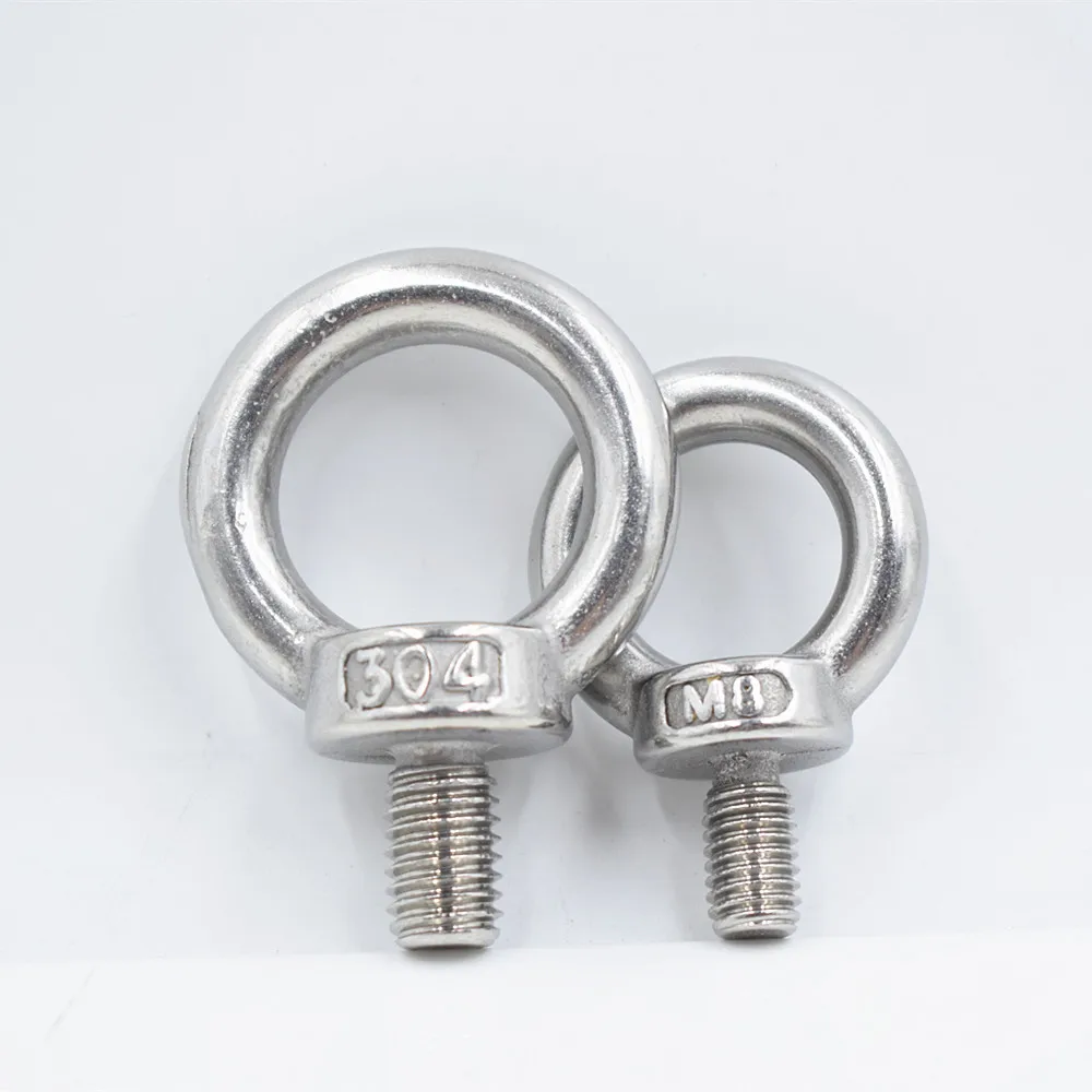 Details about   M4 M5 M6 Heavy Duty Lifting Screw O-Type Loop Eye Screw Eyebolt,A2 304 Stainless 