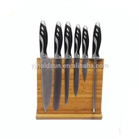 

Professional Forged Chef Knife Block Set Japanese Knife Wood Holder Butcher Knife Set