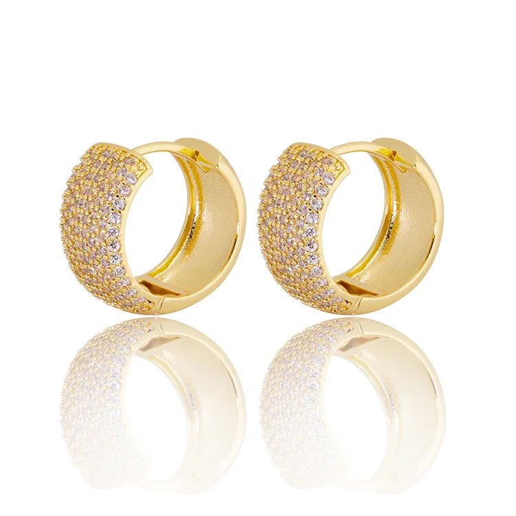 

New Fashion Jewellery Round earring set Gold Hoop Earrings for women