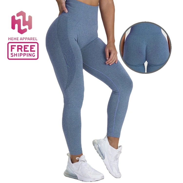 

Women Female Sexy High Waist Seamless Tummy Control Butt Lift Big Booty Scrunched Fitness Workout Running Yoga Pants Leggings
