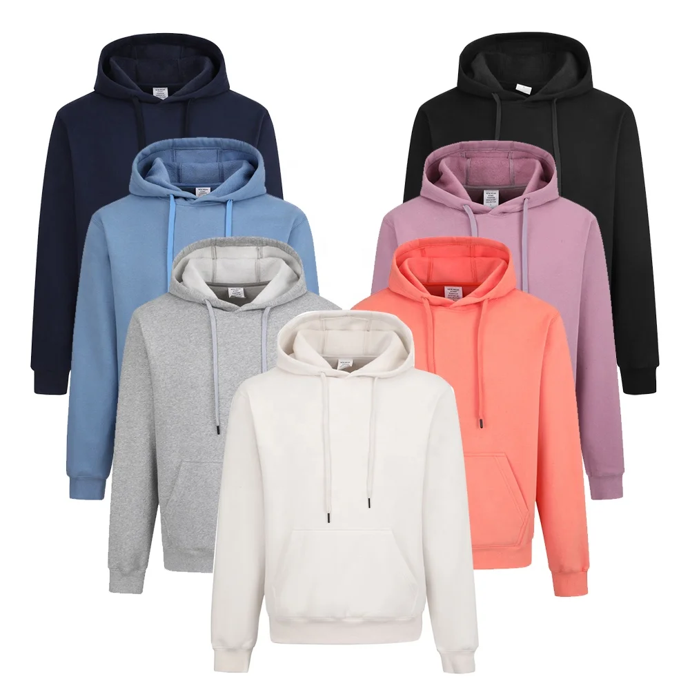 

2021 New Arrival Wholesale 350 Gsm Heavy Hoodie High Quality oversized Cotton Hoodies Unisex Blank Custom Hoodie, Black,white,dark gray,orange,purple,navy,sky blue