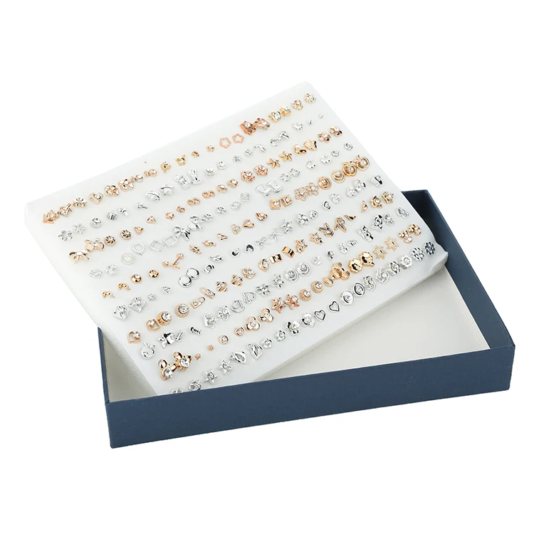 2020 מכירה לוהטת פשוט סימולציה זהב מצופה חמוד פלסטיק קריקטורה תכשיטי עגיל עם תיבת אריזה