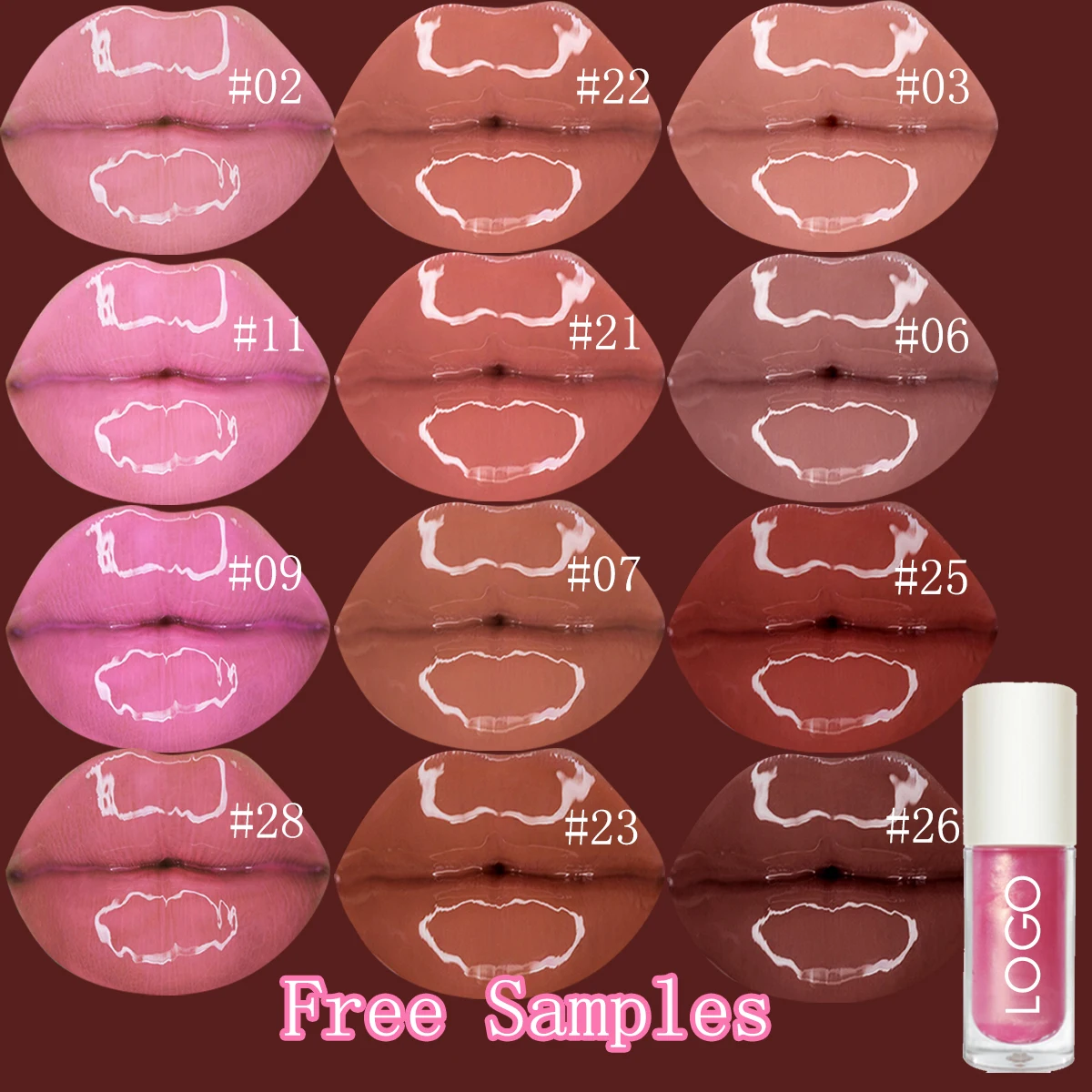 Hottest Trending Vegan Lip Gloss Glitter clear Lip Gloss Vendor