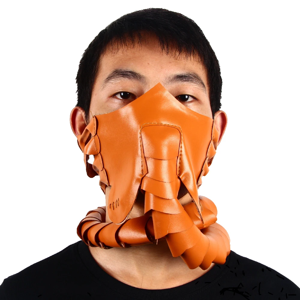 Halloween Party Funny Face Mask Scorpion Mask Alien Facehugger  Latex    Mask 