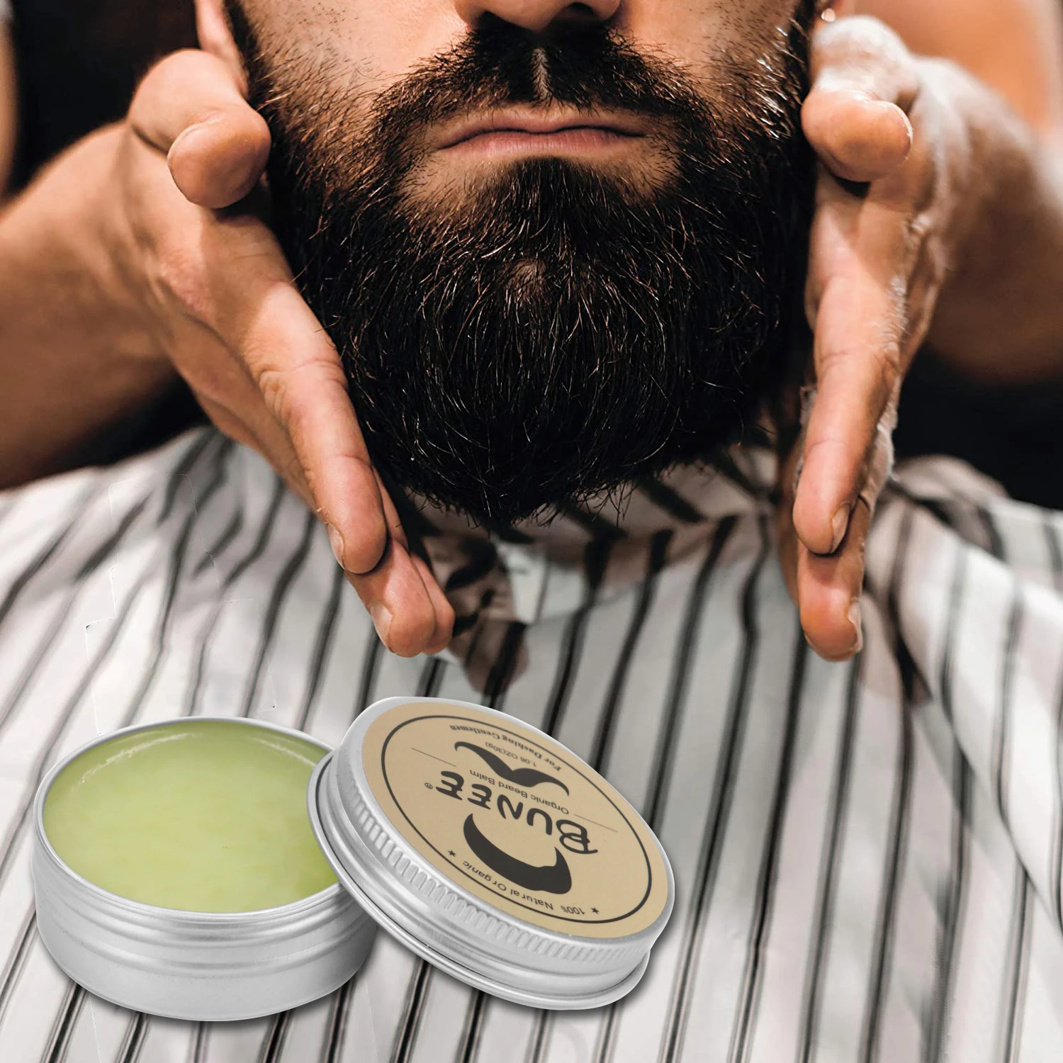 

Organic scented Beard Balm for Beard Growth Softer Smoother with Argan Oil Vitamin EAlmond Oil