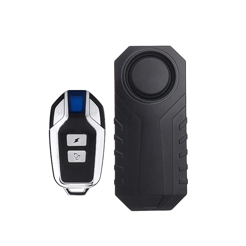 

new wireless anti-theft vibration sensor alarm motorcycle bicycle bike alarm waterproof security cycling bike alarm with remote