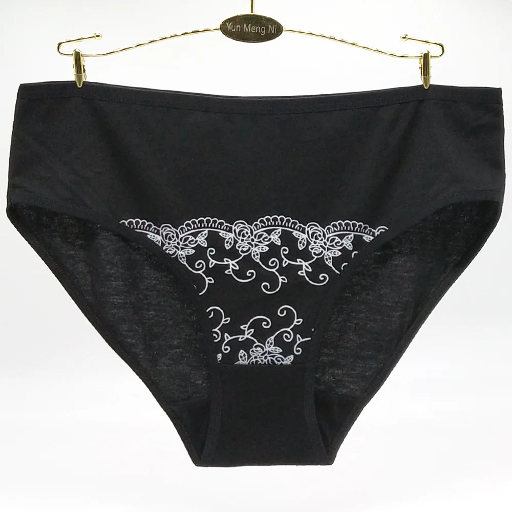 Big Size Elastic Free Assorted Solid Colors Classic Cotton Underwear