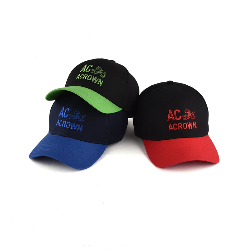 

unisex men women branded custom embroidery logo baseball caps hats with custom logo