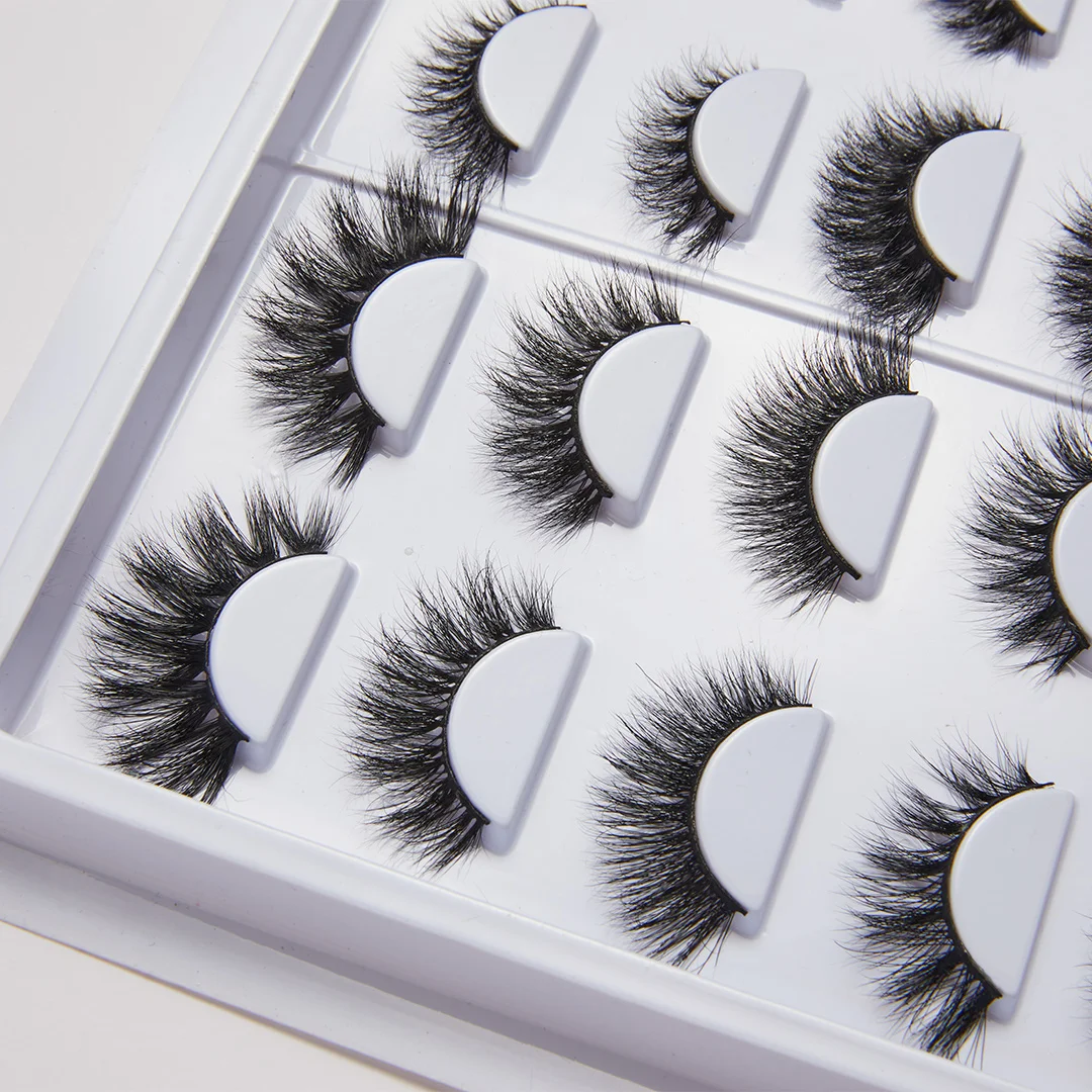 

2021 15mm 3D gloss fluffy vivid and durable wholsale ndividual glam soft synthetic mink lashes premium eyelash meiya