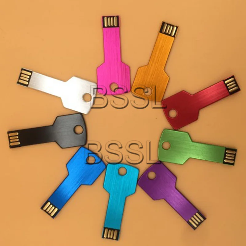 

Custom logo USB Flash Drive Metal Key Pendrive 32g 16GB Waterproof Pen Drive 2GB USB2.0 Memory Stick USB Colorful Metal U disk