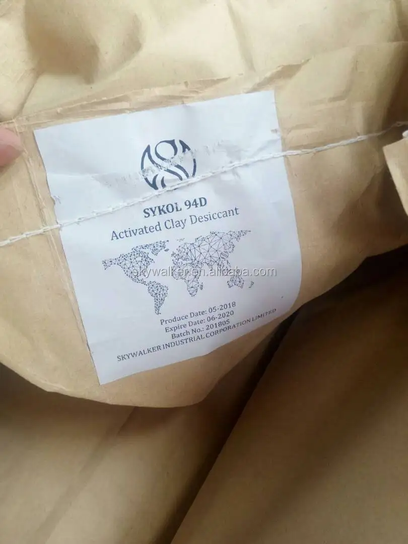 Food Grade Natural Mineral Adsorbent Dmf Free Clay Desiccant Buy Food