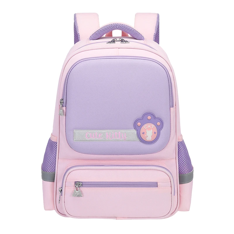 

In Stock OEM Nylon Waterproof Large Capacity Kids Girls Boys Schoolbag