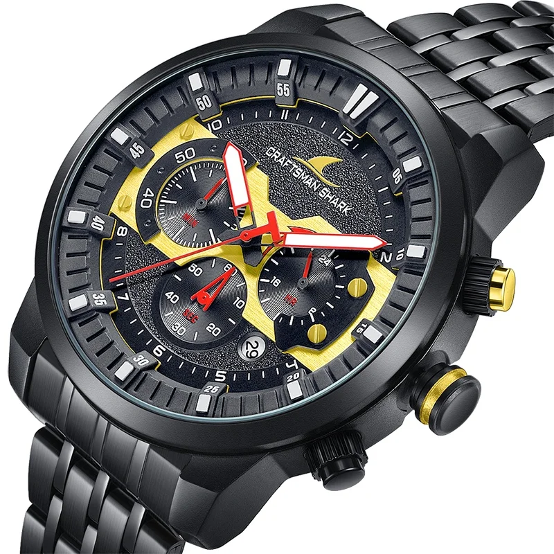 

Men's Luxury Brand Chronograph Waterproof Wrist Oem New Design Watches