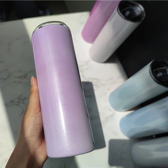 

Kids Changing Tumbler 20 0Z Uv Changing Color To Glow In The Dark Stainless Steel Slim Straight Skinny Sublimation Tumbler