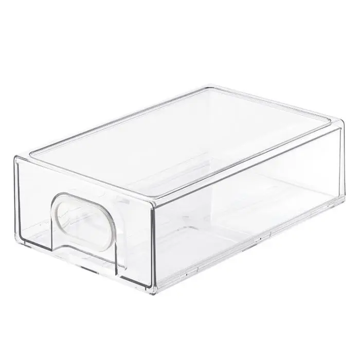 

PET Fridge Drawer Refrigerator Organizer Plastic Storage Box Organization Transparent Storage Boxes & Bins