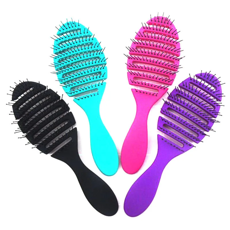 

Detangle Hairbrush Women Wet Comb Hair Brush Professional Hair Massage Comb Brush for Hair Hairdresser Hairdressing Tools, Pink