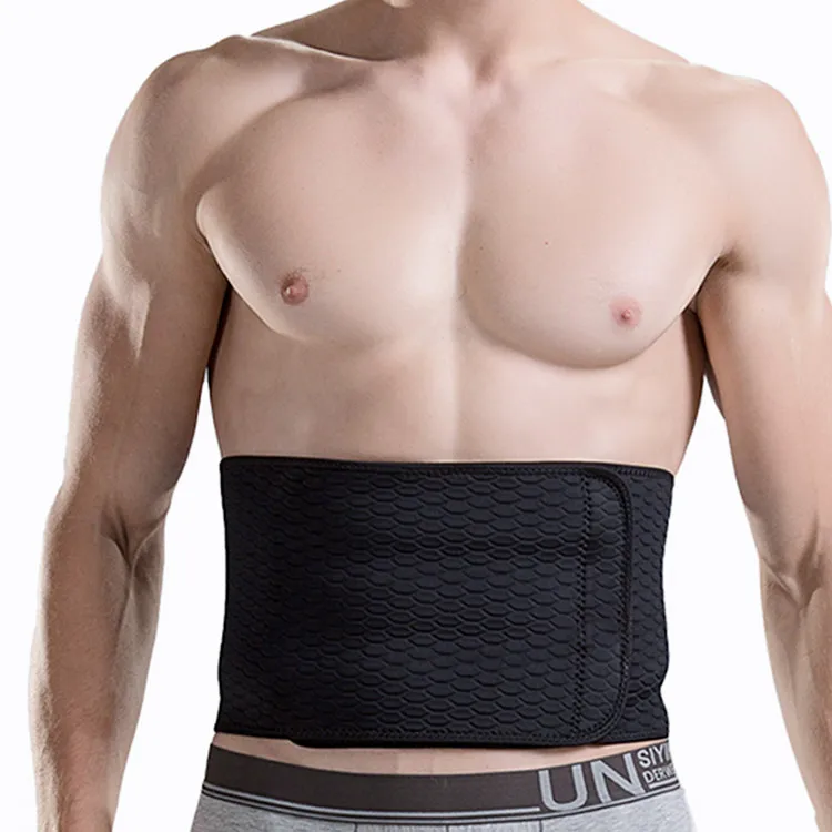 

Custom Adjustable Waist Trimmer Neoprene Slim Ab Belt Waist Support Belt, Black
