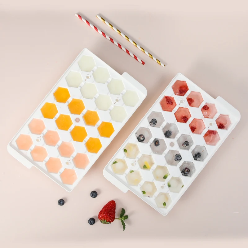 

Ice Mold Lattice Ice Cube Tray Homemade household polygon ice cube box