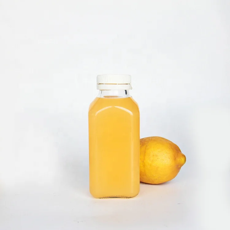 高品质 60毫升 250毫升 500毫升 1000毫升法国方形玻璃饮料果汁的塑料