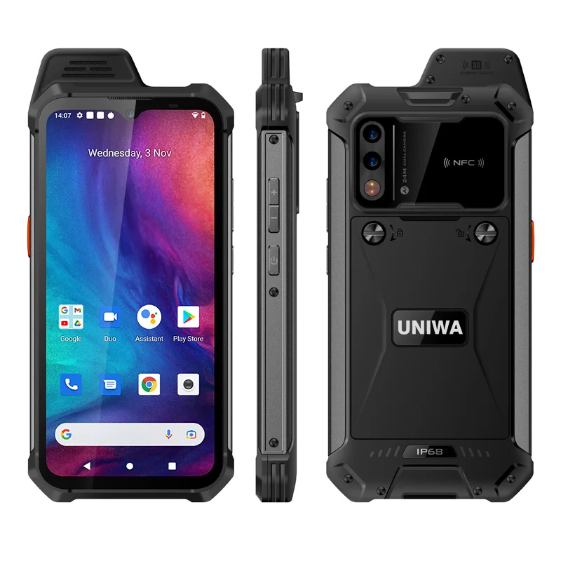 

Atex zone2 Explosion-proof cellphone UNIWA W888 Android 11 Octa core 128GB IP68 Waterproof Rugged smartphone with 5000mAh