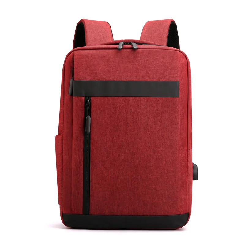 

Manufacturer Custom Logo Fashion Men's New Laptop Bag Business Travel Women's Outdoor Sports Backpack With USB Charging Port, Red,black,blue,gray