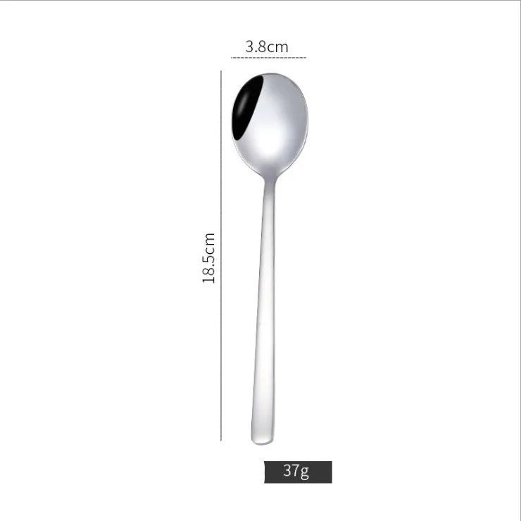 

Customized 304 stainless steel deepened thickened coffee spoon for home