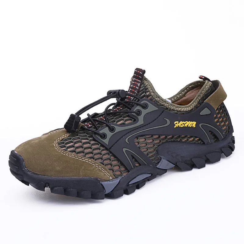 

Good Quality Durable Comfortable Rubber Outsole Trekking Hiking Lace Up Outdoor Shoes