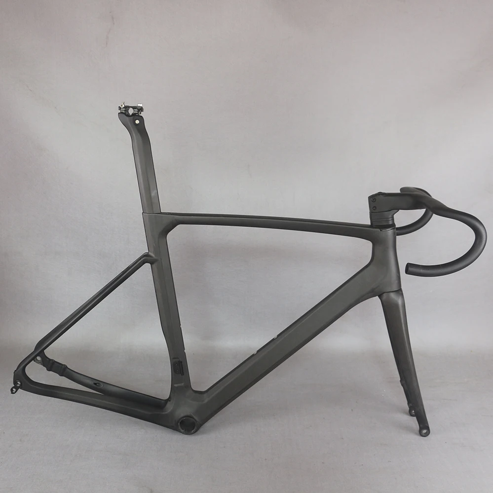 

2021 NEW all inner cable disc carbon road frame Bicycle Frameset T1000 New EPS technology Di2 frame cycle BB86 TT-X23