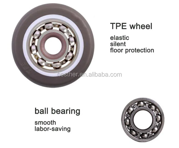 universal small ball bearing casters 1.5 inch furniture 40mm caster wheels