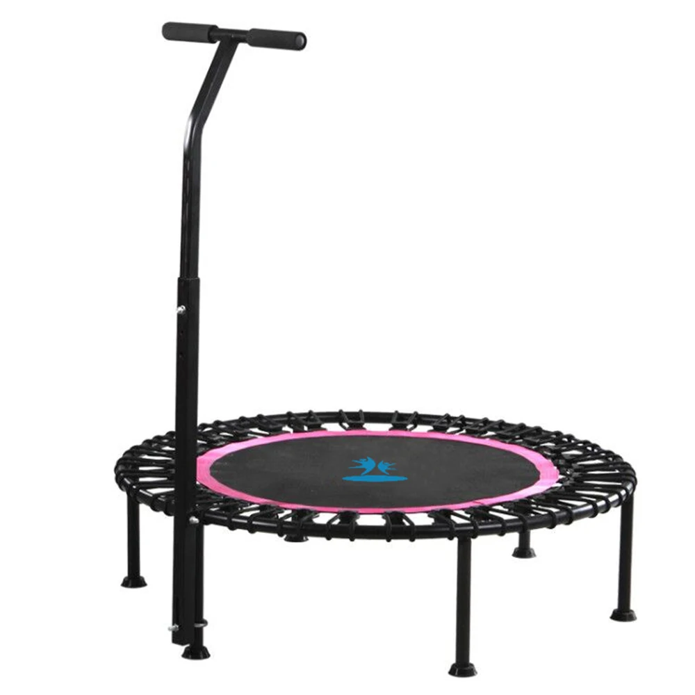 

40inch mini adult trampoline gymnastics with handle inground trampoline, Red, green or customize color