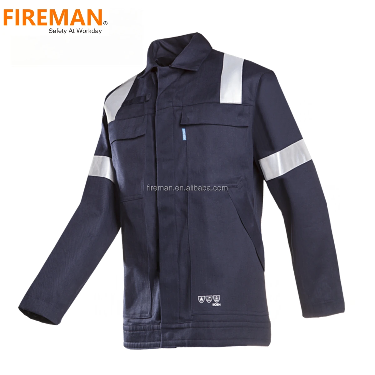 Manufacture Fire Resistant Anti Static Flame Retardant Jacket Arc Flash ...