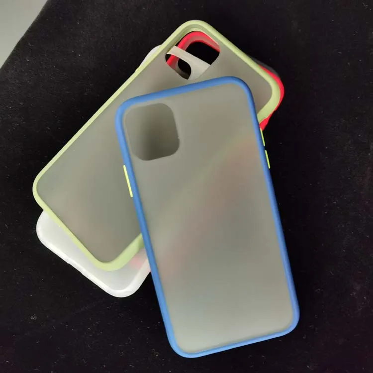 

Wholesale Mixed Color Frosted Translucent Matte PC Hard Back TPU Bumper Phone Cover Case For Huawei Nova 5i Pro Honor 10 Lite 8S