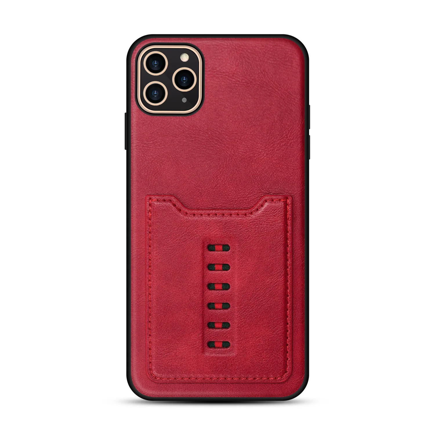 

Custom Design Tpu Back Cover with Slot Holder card holder back cover PU leather case for Iphone 13, Blue,black,red,brown,green