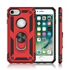 Shock Proof Tpu Pc Ring Holder Kick Stand Back Cover For Iphone 6 7 8 Case