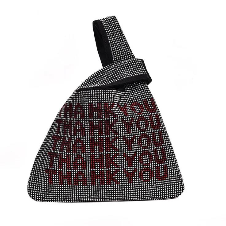 

Full Rhinestone Shopping Bag Handbag