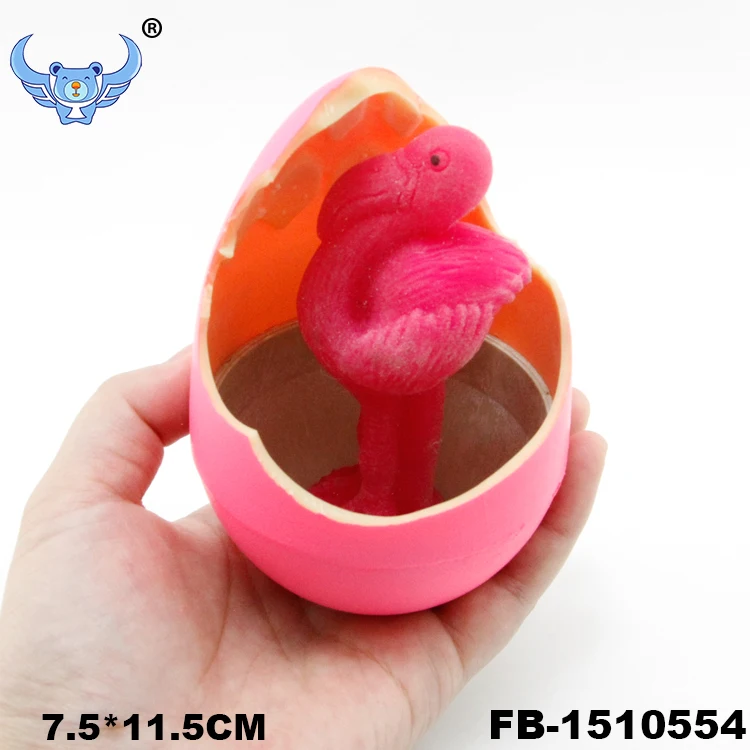 New Design Water Hatching Growing Pet Flamingo Egg Plastic Hatching Animal Egg Toys Buy Magic