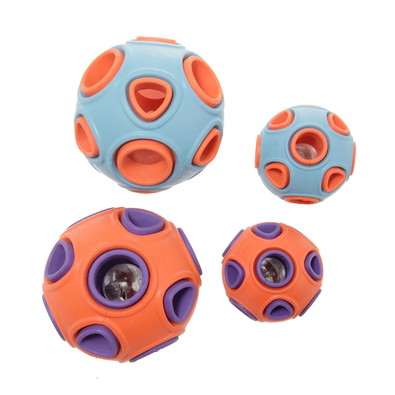 

Factory Hot Sale rubber leaky food molar ball Chew Toy Small Medium And Large Dog ball Vocal Toys, Orange, purple,yellow