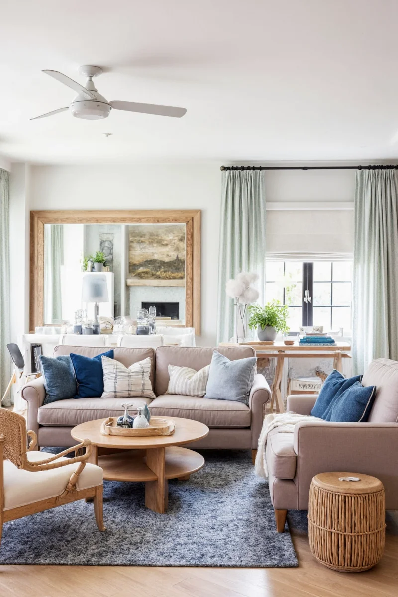 Dedicated play area in a family sitting room