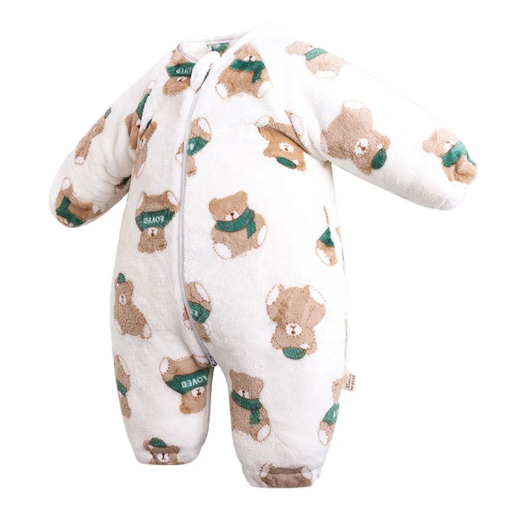 

New hot custom winter newborn clothes flannel animal baby sleeping bag