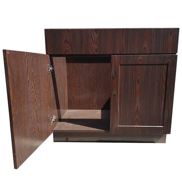 
PVC Modern style wooden bathroom vanity cabinet furniture 